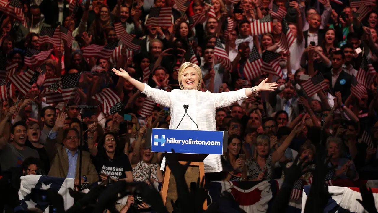 Kemenangan di New Jersey memantapkan posisi Hillary Clinton sebagai capres Demokrat
