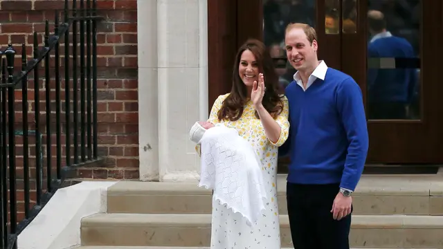 Ini Wajah Lucu Bayi Perempuan Kate Middleton dan Pangeran William