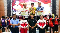 Sebagai juara umum bersama diraih oleh tim TNI AD dan tim TNI AU serta juara umum ketiga diraih oleh tim TNI AL. (Dok. Puspen Mabes TNI)