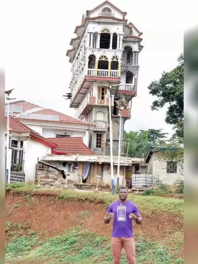 6 Potret Rumah Bertingkat dengan Desain Absurd Ini Bikin Tepuk Jidat