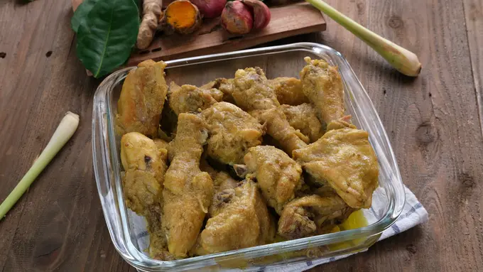 Resep Ayam Ungkep Bumbu Kuning