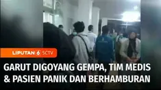 Gempa berkekuatan magnitudo 6,5 di barat daya Kabupaten Garut, juga dirasakan warga Kota Sukabumi, Jawa Barat. Kejadian menjelang tengah malam tadi menimbulkan kepanikan di RSUD R.Syamsudin.