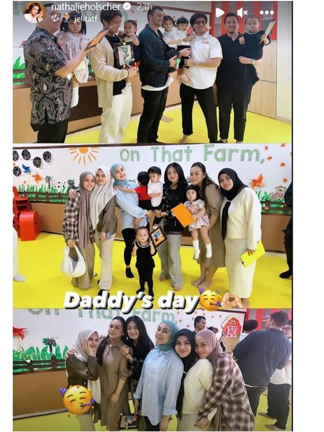 6 Potret Atta Halilintar, Rizky Billar dan Ladislao Camara Temani Anak di Sekolah