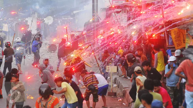 20170108-Ada Tawuran di Dekat Stasiun Manggarai-Jakarta