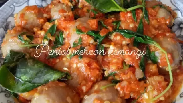 Resep pentol mercon kemangi. (dok. Cookpad @anasuryatri)