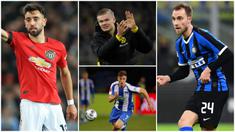 Berikut ini daftar pemain yang mewarnai bursa transfer musim dingin 2020. Diantaranya Erling Haaland, Bruno Fernandes dan Christian Eriksen. (Foto Kolase AFP)