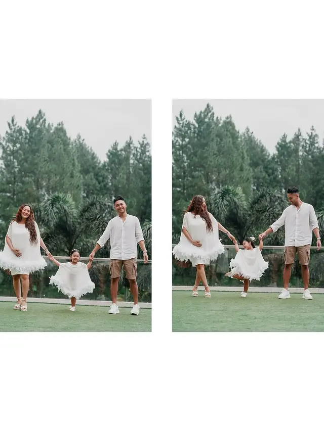 6 Potret Siti Badriah Umumkan Jenis Kelamin Anak Kedua di Gender Reveal