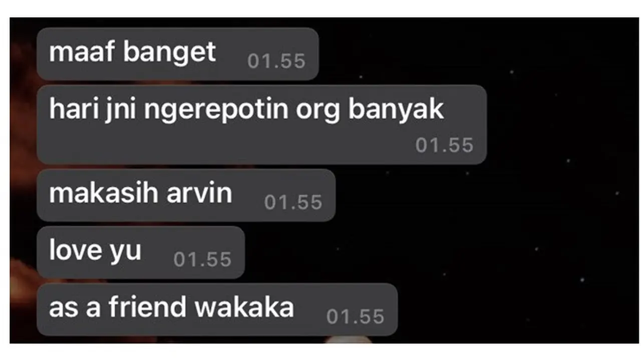 6 Chat Ungkapan Cinta Tapi Hanya Dianggap Teman Ini Bikin Nyesek