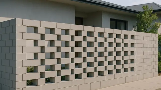 Model Pagar Rumah Minimalis dengan Batako