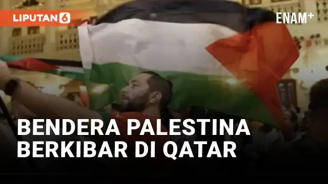 VIDEO: Bendera Palestina Berkibar di Piala Dunia 2022, Apa Maksudnya?