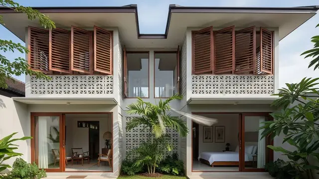 Desain Rumah Minimalis Sejuk Nyaman Tanpa AC di Iklim Tropis