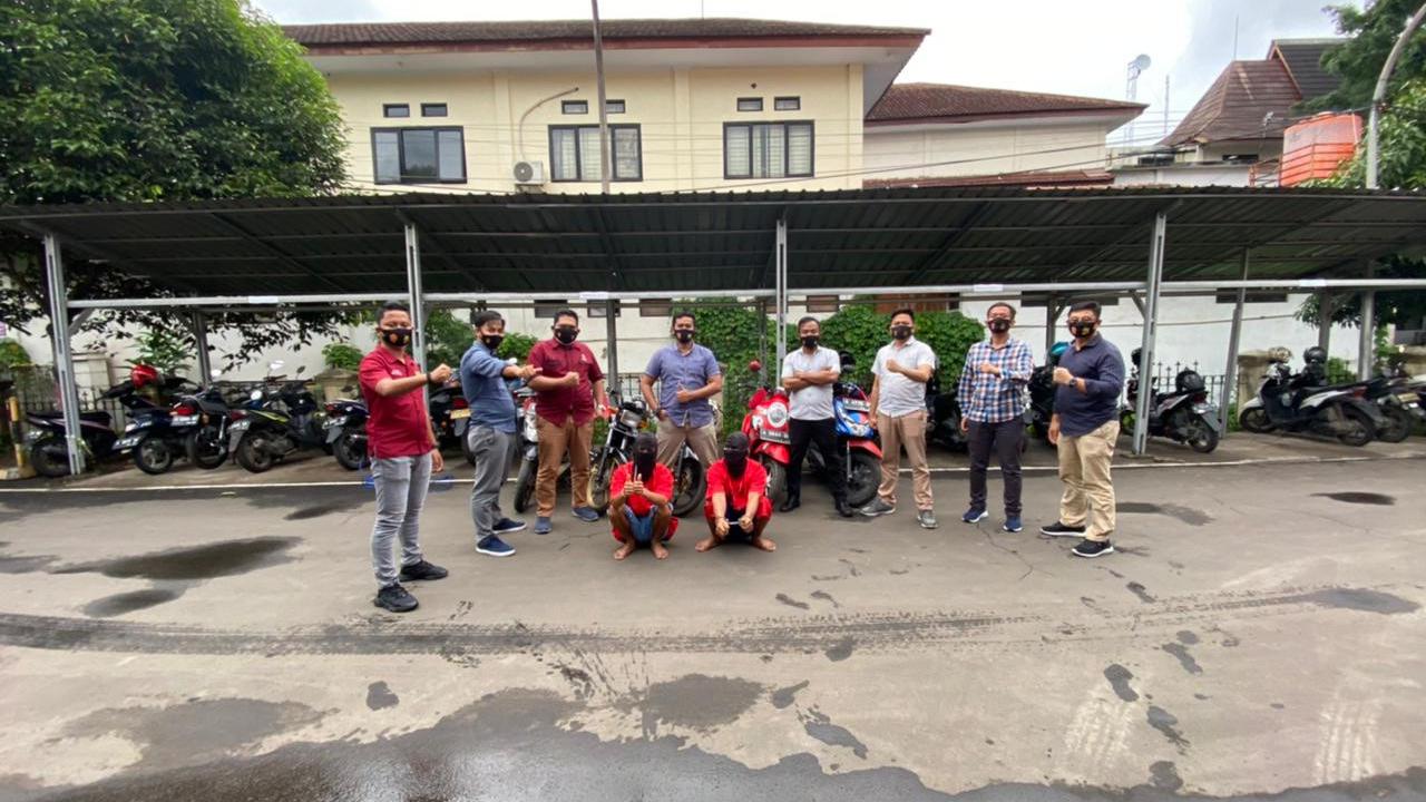 Satreskrim Polres Cilegon Menangkap Residivis Curanmor. (Dokumentasi Polres Cilegon).