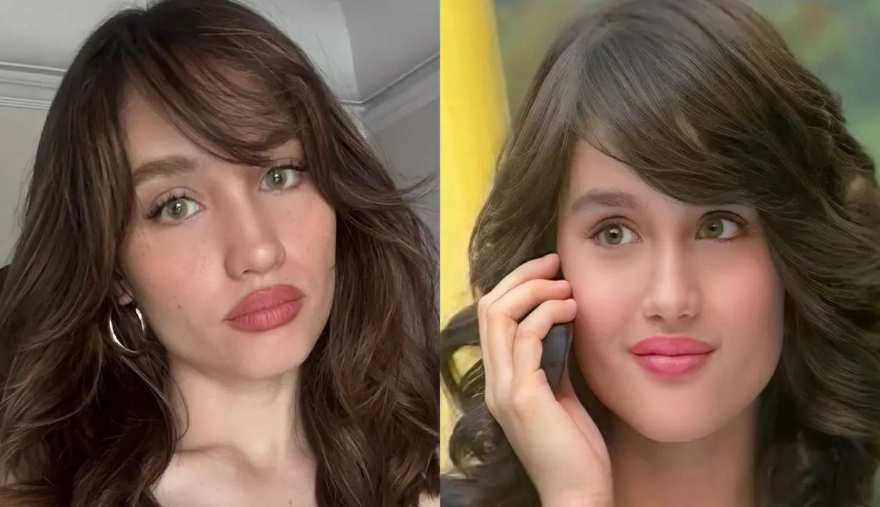 Cinta Laura memamerkan transformasi dirinya 17 tahun lalu dengan pipi chubby. Seiring berusia yang bertambah, wajah Cinta Laura terlihat semakin matang [@claurakiehl]