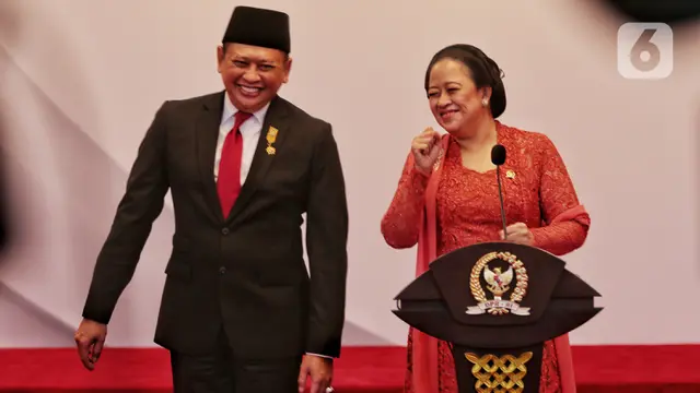 Kebersamaan Ketua MPR dan DPR Usai Pidato Kenegaraan Presiden