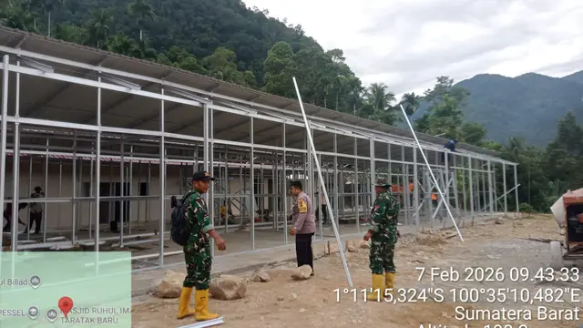 Kejar Puasa Nyaman, Pemerintah Terus Kebut Huntara untuk Warga Sumbar