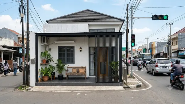 Inspirasi Teras Rumah Dekat Lampu Merah