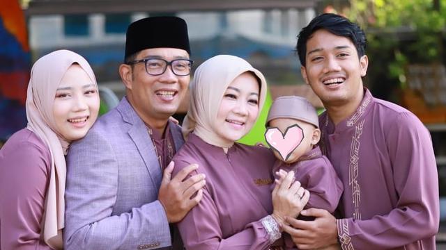 IIkhaskan Eril, Ini 6 Potret Hangat Keluarga Ridwan Kamil dan Atalia Praratya