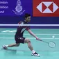 Langkah tunggal putra Indonesia Shesar Hiren Rhustavito pada Thailand Open 2019 terhenti di perempat final usai kalah dari wakil Malaysia, Shesar Hiren Rhustavito, Jumat (2/8/2019). (foto: PBSI)