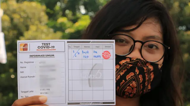 Suasana rapid test massal di Surabaya
