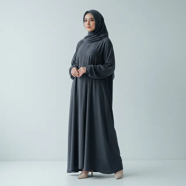 Model Gamis Terbaru Abaya Kekinian