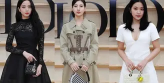 Sejumlah artis Korea hadir di acara Dior Fall 2022 Women&rsquo;s Collection Fashion Show&nbsp; oleh Maria Grazia Chiuri di Seoul, Sabtu (30/4). Mulai dari Jisoo BLACKPINK hingga Suzy, berikut tampilan busana mereka. (Instagram/Dior).