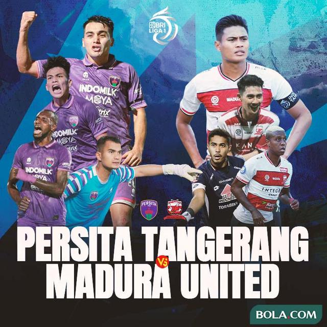 Liga 1 - Duel Antarlini - Persita Tangerang Vs Madura United
