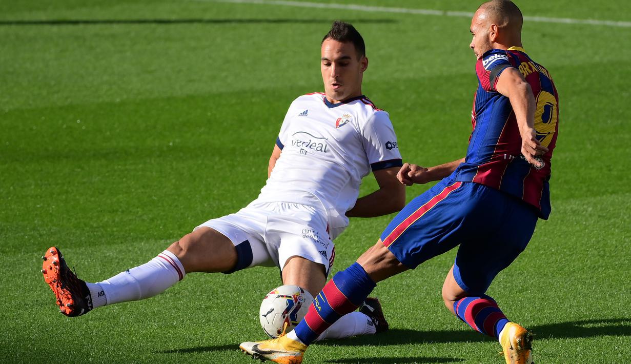 FOTO: Barcelona Pesta Gol ke Gawang Osasuna - Bola Liputan6.com