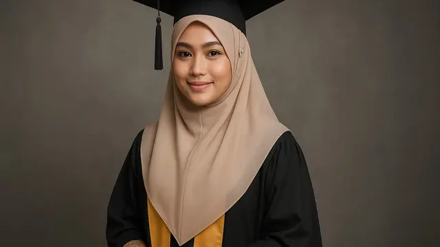 7 Model Hijab Wisuda Menutup Dada, Syar’i dan Elegan di Hari Spesial