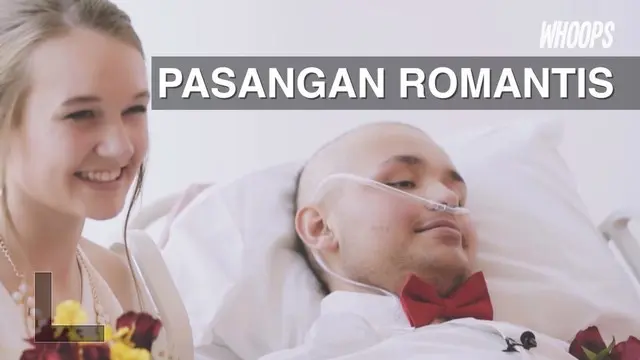 WHOOPS: Romantis, Remaja Pengidap Kanker Ini Menikahi Kekasihnya di Rumah Sakit