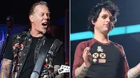 James Hetfield dikabarkan bakal main satu panggung dengan vokalis Green Day, Billie Joe Armstron