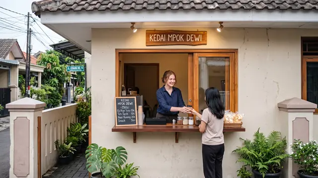 Desain Warung Kecil Depan Rumah