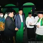 Presiden Joko Widodo; Ketua Umum PBNU K.H Yahya Cholil Staquf; Ketua Pengarah hari lahir (Harlah) NU sekaligus Menteri BUMN Erick Thohir; serta Direktur Utama PT Pupuk Indonesia (Persero), Bakir Pasaman. (Sumber foto : Laily Rachev - Biro Pers Sekretariat Presiden)