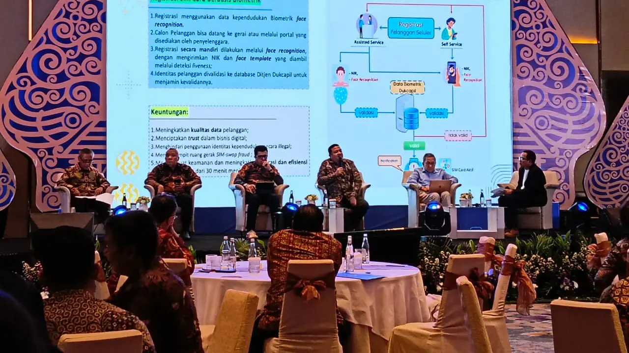 Talkshow Registrasi Biometrik (Liputan6.com/Arief Ferdian Maulana)