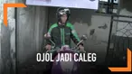 Punya misi mulia ingin meningkatkan rekan-rekan seprofesi, seorang ojeg online di Cianjur mengajukan diri jadi calon legislatif.