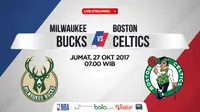 Jadwal NBA, Milwaukee Bucks vs Boston Celtics. (Bola.com/Dody Iryawan)