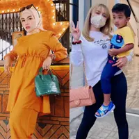 Jika sebelumnya Medina Zein mengenakan hijab, kali ini ia mengubah penampilannya dengan melepas hijabnya. Ia pun langsung pergi ke salon untuk merapihkan rambutnya. (@medinazein92)