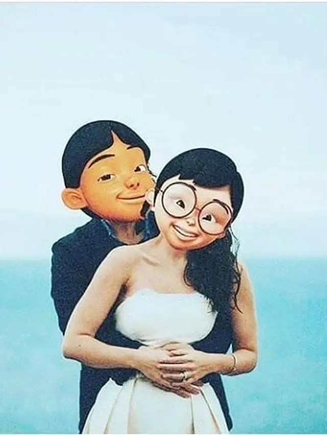 6 Editan Foto Mei Mei dan Susanti Jadi Pengantin Ini Absurd, Bikin Ngakak