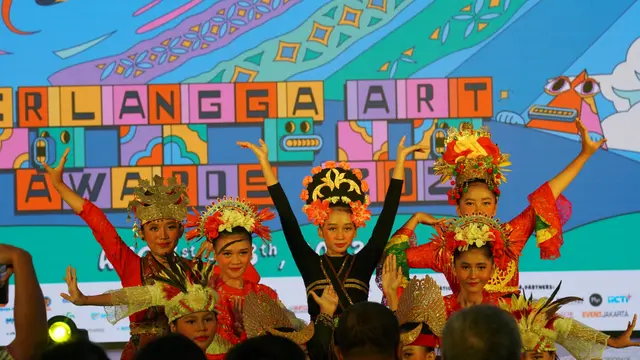 Suasana pembukaan Erlangga Art Awards 2023 di Museum Nasional Jakarta, pada Kamis (3/8/2023). (Foto: Dok. Tim Erlangga)