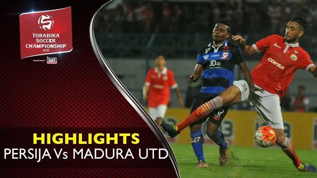 Video highlights TSC 2016 antara Persija Jakarta Vs Madura United yang berakhir dengan skor 0-3 di Stadion Gelora Bangkalan, Bangkalan.