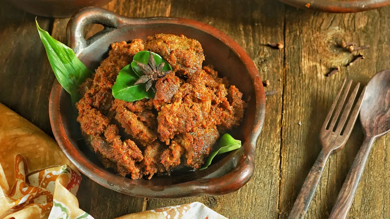 rendang daging ati ampela