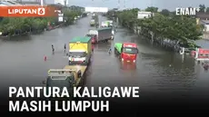 Banjir Hari Ketiga, Jalan Pantura Kaligawe Masih Lumpuh