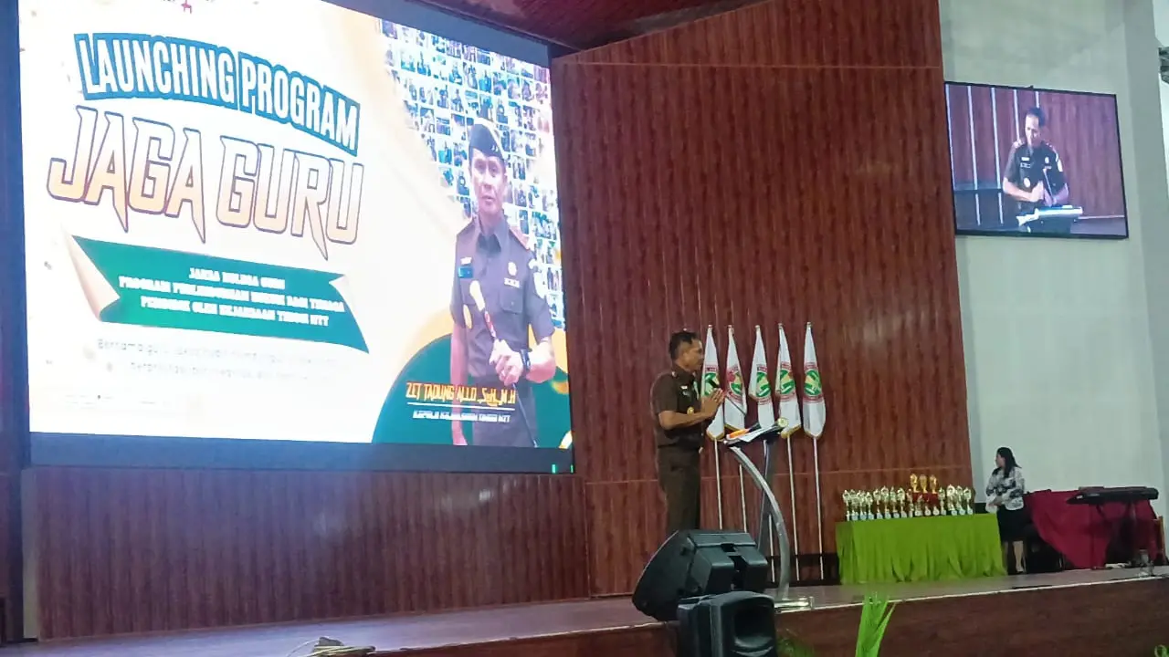 Peluncuran program Jaga Guru Kejati NTT. (Foto: Liputan6.com/Ola Keda)