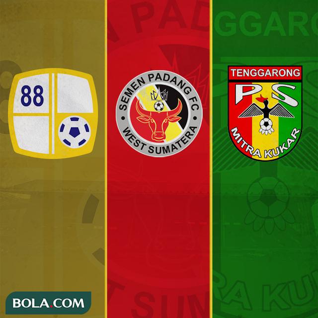 Ilustrasi - Klub Galatama: arito Putera, Semen Padang, Mitra Kukar