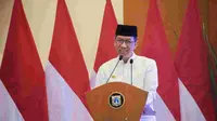 Penjabat (Pj) Gubenur DKI Jakarta Heru Budi Hartono menghadiri Halalbihalal Pengurus Besar (PB) Persatuan Guru Republik Indonesia (PGRI) di Gedung Guru Indonesia, Tanah Abang, Jakarta Pusat, Kamis (18/5/2023) (Foto Pemprov DKI Jakarta)