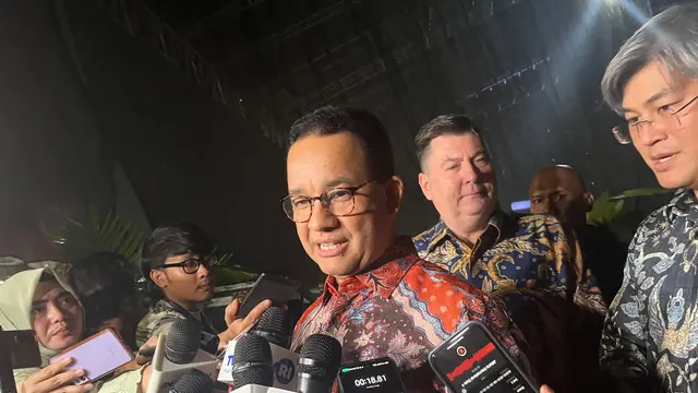 Mantan Gubernur DKI Jakarta Anies Baswedan di Jakarta Fair, Kemayoran, Jakarta Pusat, Jumat (21/6/2024) (Liputan6.com/Winda Nelfira)
