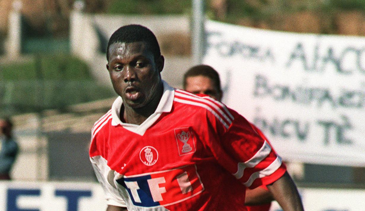 AS Monaco merupakan klub pertama dari George Weah saar memulai petualangan di Eropa. Striker asal Liberia itu didatangkan dari klub Kamerun, Tonerre Yaoundé, pada tahun 1988. (AFP/Staff)