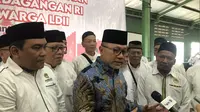 Menteri Perdagangan (Mendag) Zulkifli Hasan menghadiri Silaturahmi Kebangsaan DPW LDII di Pesantren Al-Furqan, Cimone Jaya, Karawaci Kota Tanggerang, Sabtu, (30/9/2023). (Elza/Liputan6.com)