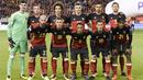 Belgia menduduki peringkat kelima pda rangking FIFA dengan mengoleksi poin sebanyak 1265. (AFP/John Thys)