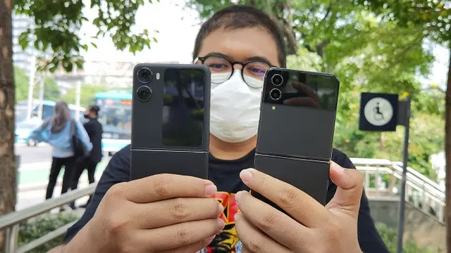 Oppo Find N2 Flip dan Samsung Galaxy Z Flip 4