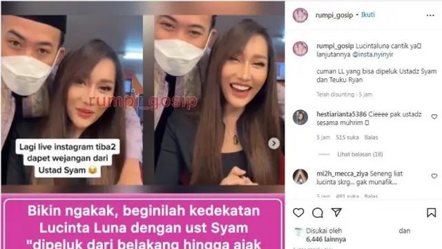 Lucinta Luna dan Ustaz Syam